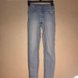 Light Blue Jeggings high waisted